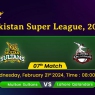 Pakistan Super League, 2024, Multan Sultans vs Lahore Qalandars, 7th Match, Sultans Won By 5 Wickets